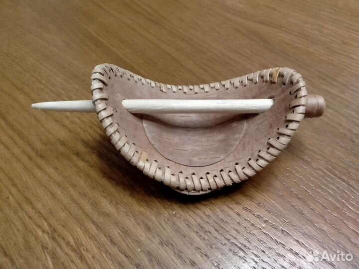 Заколка для волос из бересты