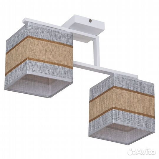 Светильник потолочный 6152/2WT BR+GR