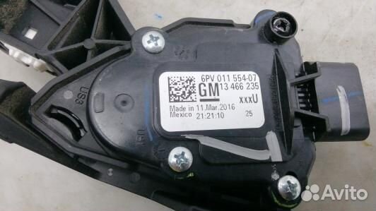 Педаль газа chevrolet cruze 2 (76F07NW01)