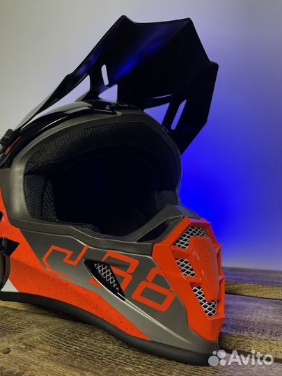 Кроссовый шлем just1 J38 Orange