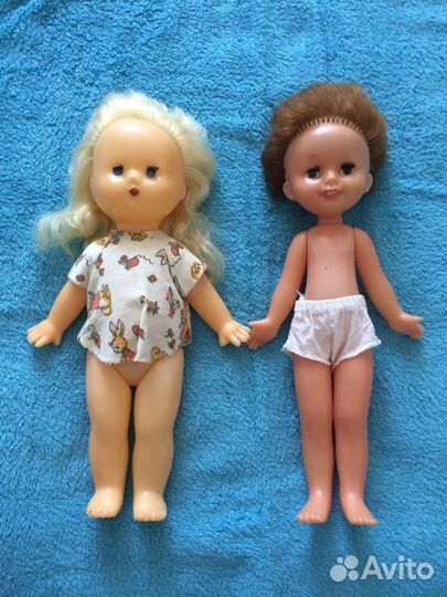 Игрушки СССР, куклы, пупсы, мебель, посуда