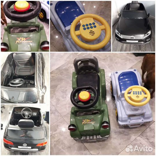 Машинка-беговел пластмассовая