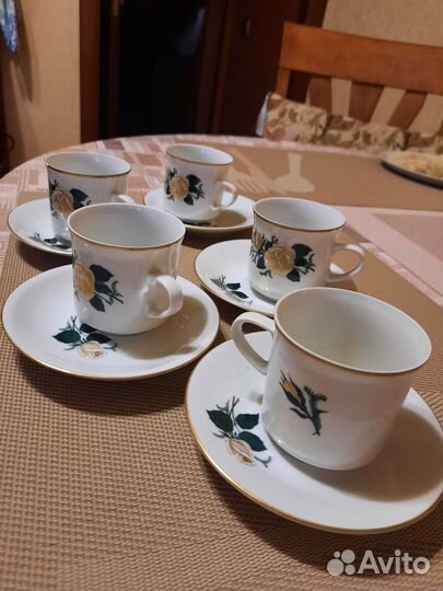 Сервиз кофейный фарфор ГДР
