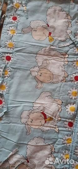 Бортики в детскую кроватку/одеяло