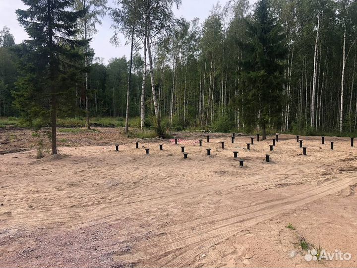 Винтовая свая 108 установка под ключ