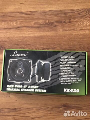 Динамики в авто Lanzar VX430