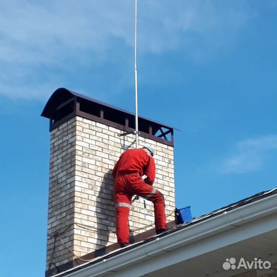 Монтаж молниезащиты, громоотвода и заземления