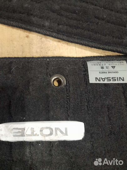 Коврики nissan note е12