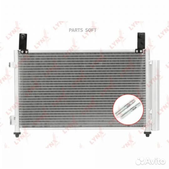 Lynxauto RC0030 Радиатор кондиционера с осушителем