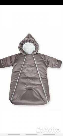 Зимний конверт на овчине 