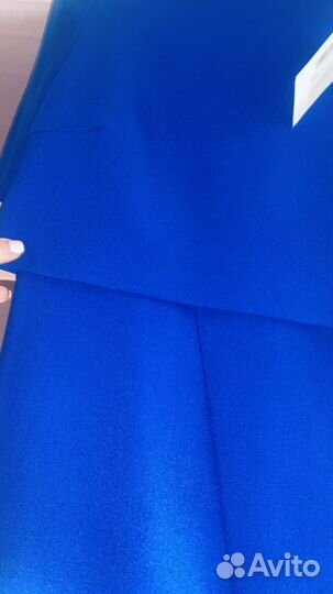 Платье Boss синее электро новое