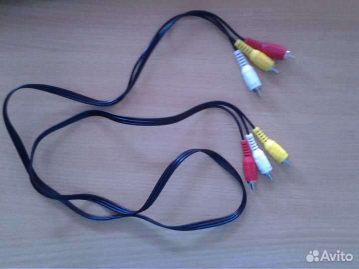 Шнур 3RCA - 3RCA 1.2м б/у