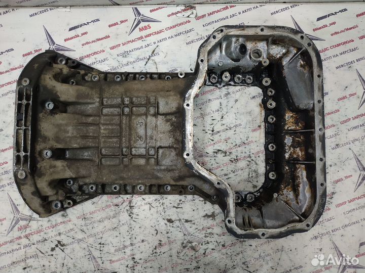Поддон масляный мотора m272 Mercedes верхняя часть
