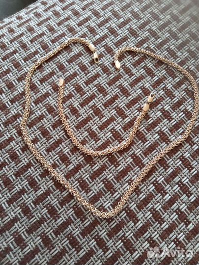 Колье с браслетом