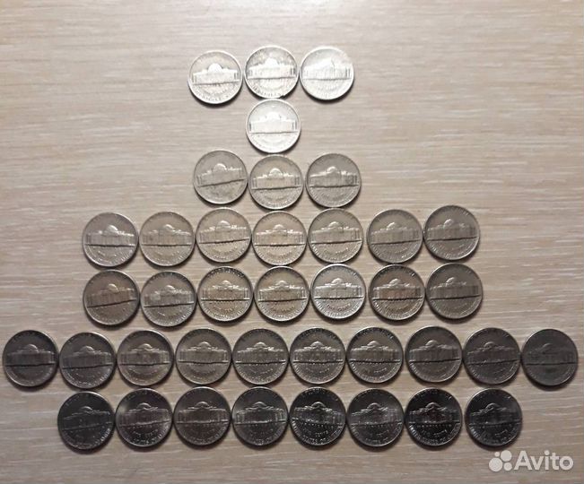 Монеты США погодовка