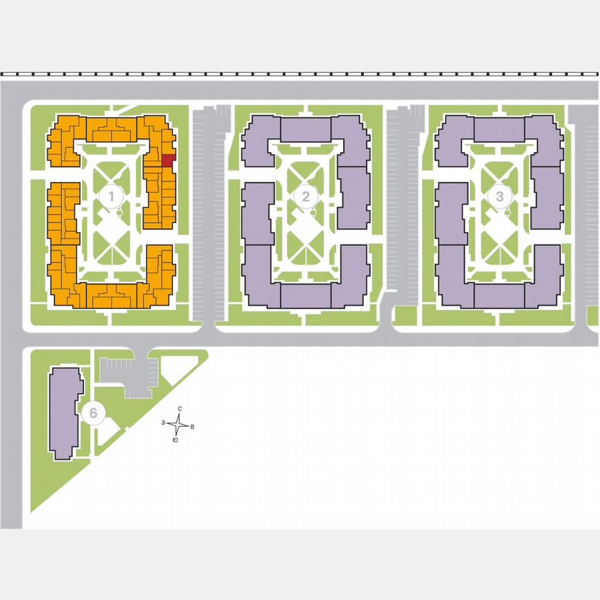 1-к. квартира, 36,6 м², 3/4 эт.