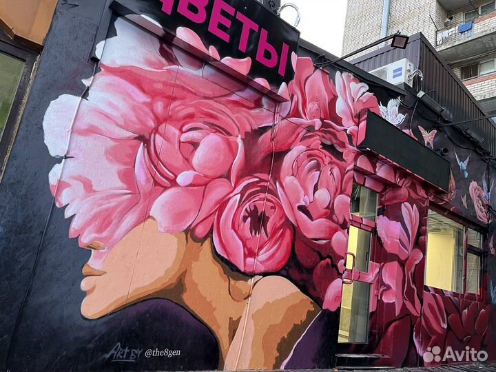 Художник роспись стен, граффити, аэрография