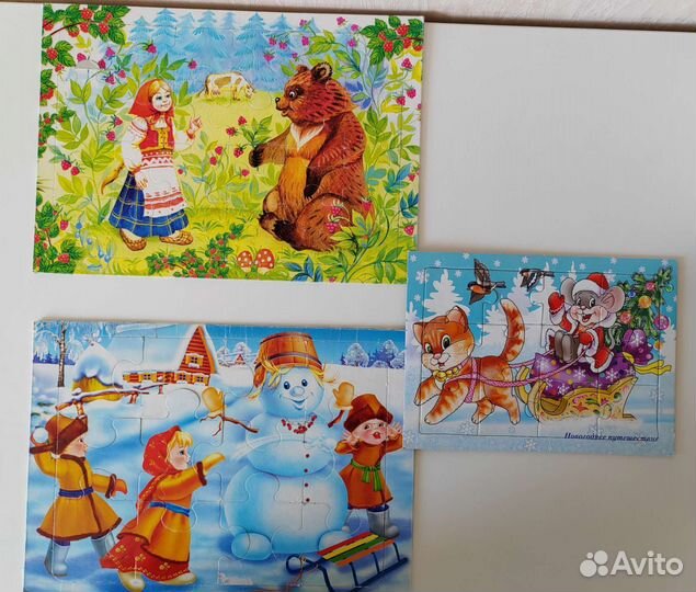 Пазлы для детей 2-4 года