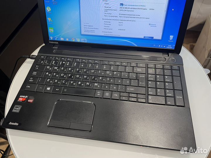 Ноутбук Toshiba Satellite C50D-A-K8K на запчасти