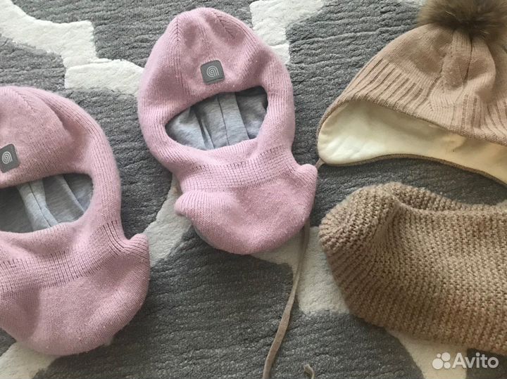 Шапка шлем детская зимняя 50-52