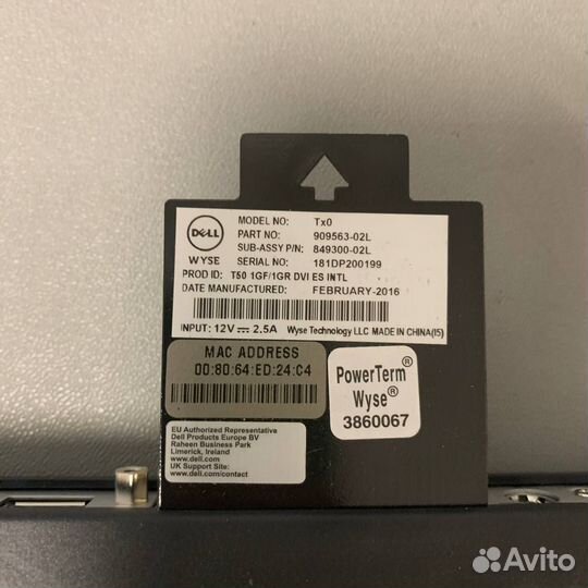 Тонкий клиент Dell Wyse Thin 3010(Tx0) 6шт б/у