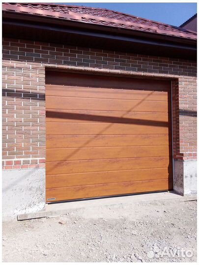 Гаражные секционные ворота