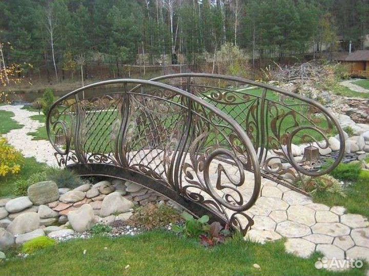 Мостик кованый