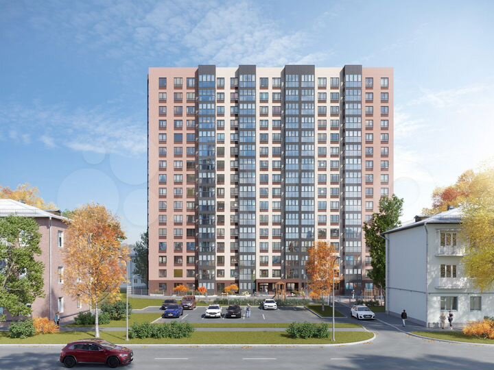 2-к. квартира, 40,8 м², 9/16 эт.