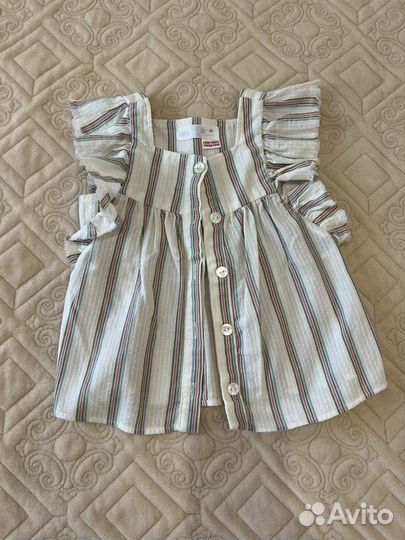 Брюки Zara 110 блузка Zara 98