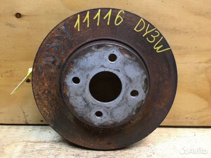 Диск тормозной лев. перед. mazda demio