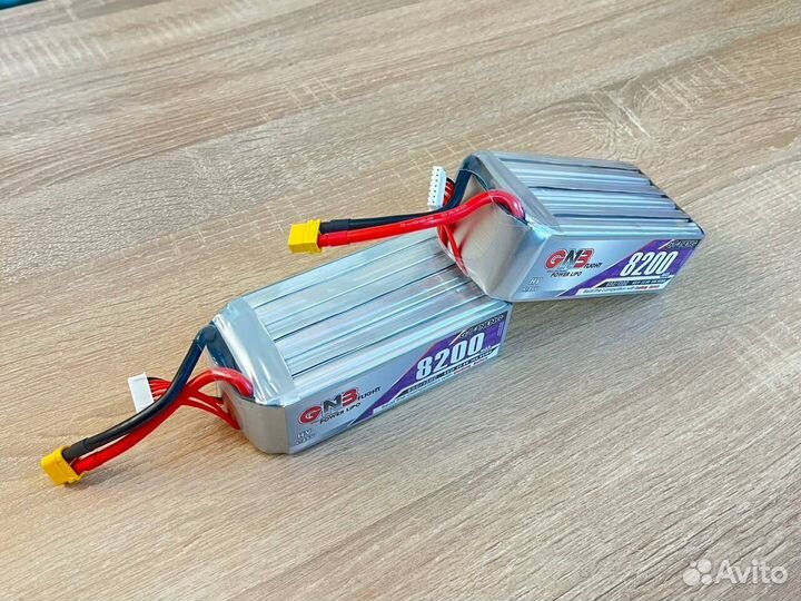 Аккумулятор для FPV дрона GNB 8200 mAh 6S 65С XT60