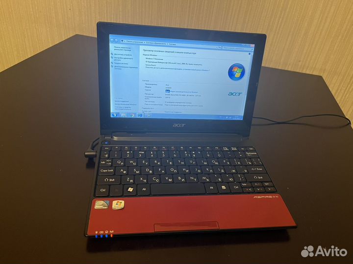 Ноутбук Acer aspire one