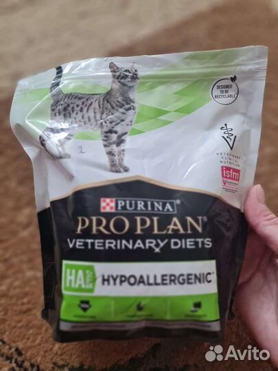 Корм гипоаллергенный для кошек ProPlan