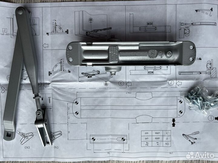 Доводчик дверной abloy