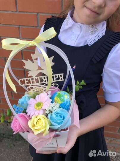 Букет из мыльных цветов