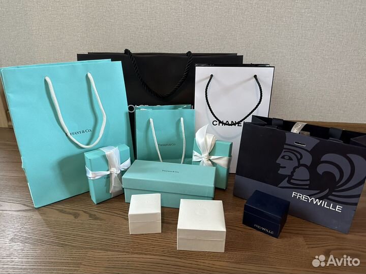 Оригинальные коробки tiffany и др