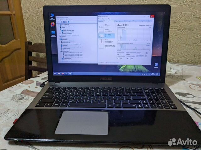 Ноутбук asus x550cc
