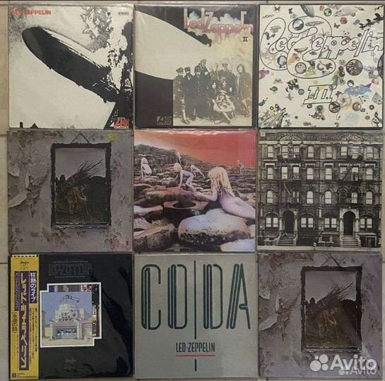 Led Zeppelin оригинальные виниловые пластинки