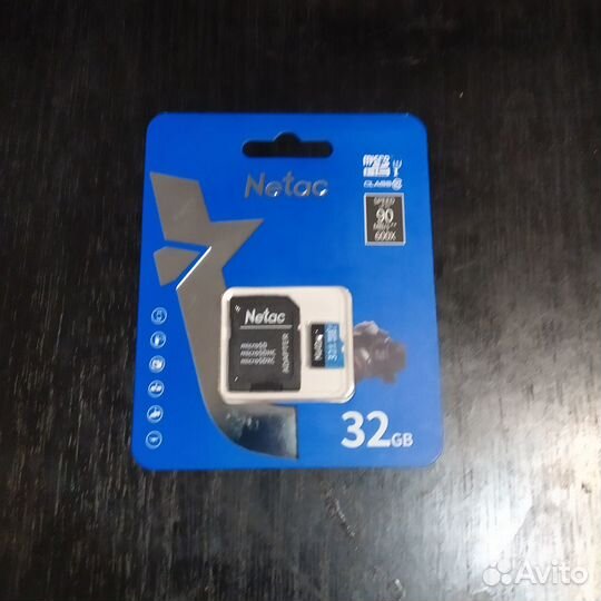 Карта памяти Netac micro sd 32 гб