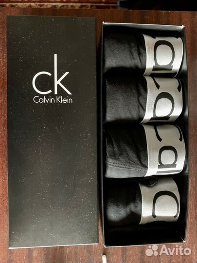 Трусы мужские боксеры calvin klein новые