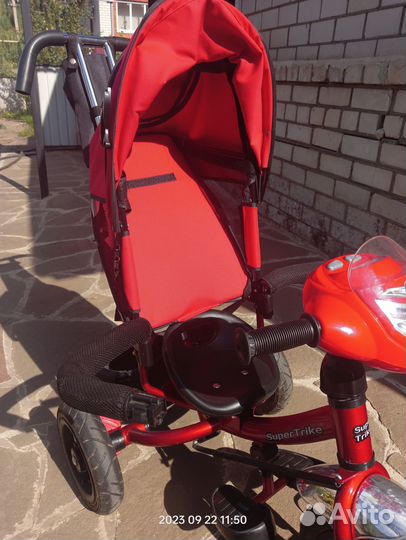 Детский велосипед с родительской ручкой