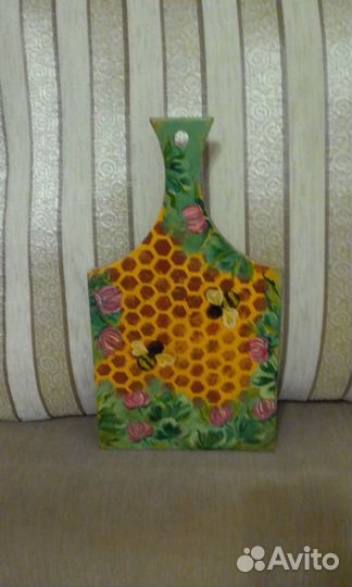 Доска кухонная СССР ручная работа