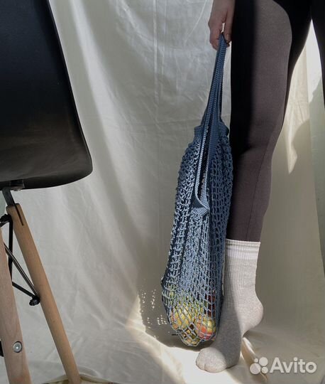 Вязаная сумка авоська