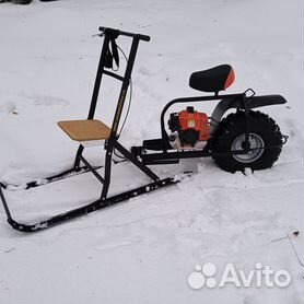 МОТОФИНКИ 2011 ( Сборка финских саней с мотоприводом )/ Finnish sleigh with a motor