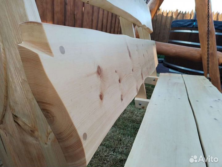 Садовые качели под ключ