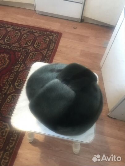 Мужская зимняя шапка котик морской