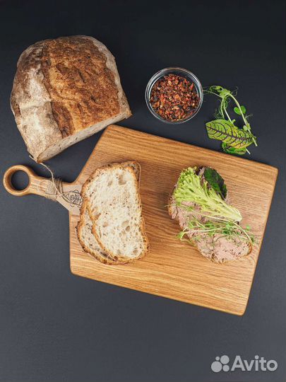 Доска кухонная, разделочная дуб. В упаковке