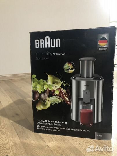 Соковыжималка новая braun