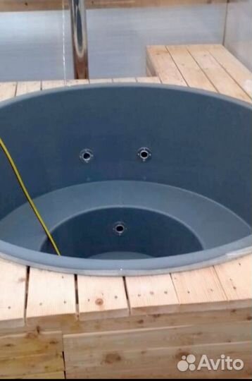 Купель для бани с аэромассажем