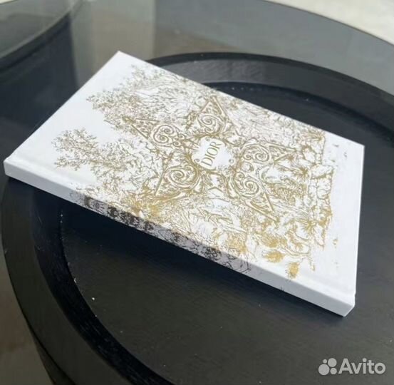 Блокнот dior золотой